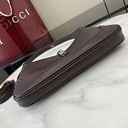 Colestore Gucci Jackie 1961 in Dark Brown Natural Grain Leather 27x13x6cm - 5