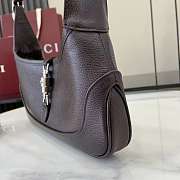 Colestore Gucci Jackie 1961 in Dark Brown Natural Grain Leather 27x13x6cm - 4