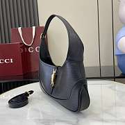 Colestore Gucci Jackie 1961 in Black Natural Grain Leather 27x13x6cm - 6