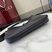 Colestore Gucci Jackie 1961 in Black Natural Grain Leather 27x13x6cm - 4