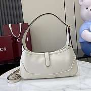 Colestore Gucci Jackie 1961 in White Natural Grain Leather 27x13x6cm - 6