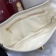 Colestore Gucci Jackie 1961 in White Natural Grain Leather 27x13x6cm - 5