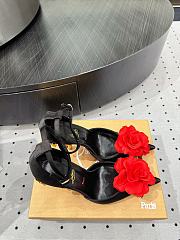 Colestore Christian Louboutin Bellarose Silk Pumps Black - 4