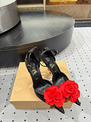Colestore Christian Louboutin Bellarose Silk Pumps Black - 2