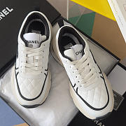 Colestore Chanel Sneaker White & Black  - 2