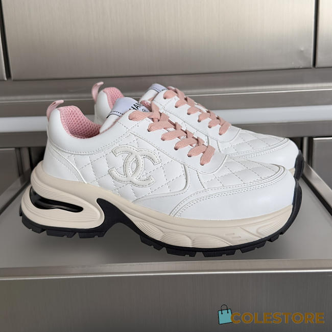 Colestore Chanel Sneaker White & Pink - 1