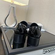 Colestore Chanel Patent CC Heart Loafers in Black - 6