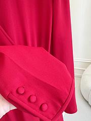 Colestore Valentino Women's Designer Red Silk Dresses - 4