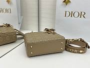 Colestore Small Lady Dior My ABCDior Bag Rope Beige Cannage Lambskin 20 x 18 x 8 cm - 6