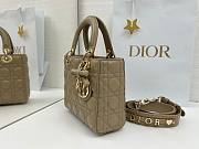 Colestore Small Lady Dior My ABCDior Bag Rope Beige Cannage Lambskin 20 x 18 x 8 cm - 5