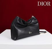 Colestore Dior Bow Clutch in Black Lambskin 27×8×18cm - 6