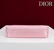 Colestore Dior Bow Clutch in Pink Lambskin 27×8×18cm - 6