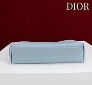 Colestore Dior Bow Clutch in Baby Blue Lambskin 27×8×18cm - 5