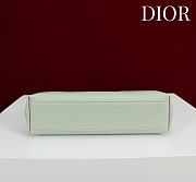 Colestore Dior Bow Clutch in Mint Green Lambskin 27×8×18cm - 4