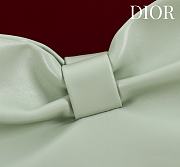 Colestore Dior Bow Clutch in Mint Green Lambskin 27×8×18cm - 3