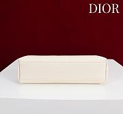 Colestore Dior Bow Clutch in Ivory Lambskin 27×8×18cm - 4