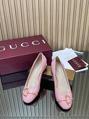 Colestore Gucci Women's Ballet Flat with Half Horsebit in Fuchsia Patent leather - 1
