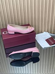 Colestore Gucci Women's Ballet Flat with Half Horsebit in Fuchsia Patent leather - 2