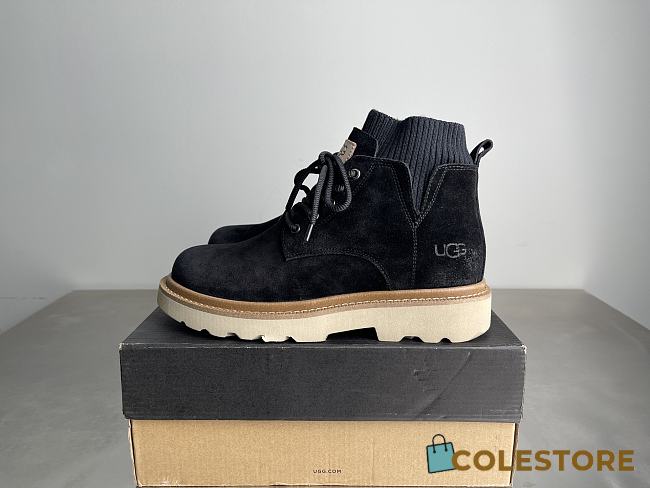 Colestore UGG Men's Neumel Lace-Up Boot – Black Suede - 1
