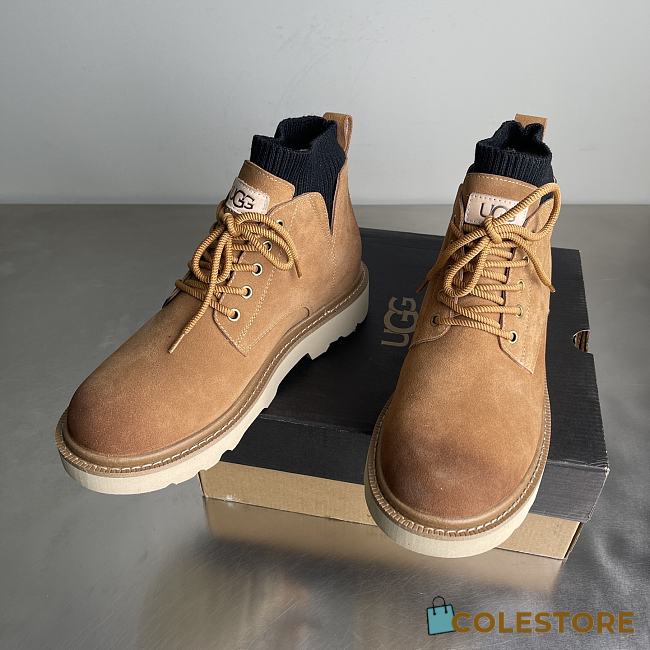 Colestore UGG Men's Neumel Lace-Up Boot – Caramel Suede - 1