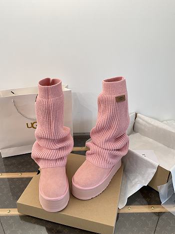 Colestore UGG Classic Mini Dipper Legwarmer for Women Pink