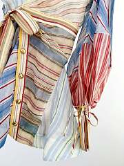 Colestore  Zimmermann Rebellion Striped Mini Dress Spliced - 2