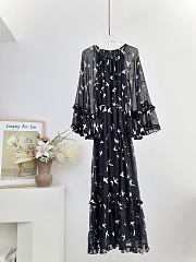 Colestore  Zimmermann Burnout Midi Dress Black - 6