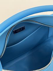 Colestore Loewe Small Featherlight Puzzle Bag in Nappa Lambskin Blue 24x10.5x16.5cm - 5