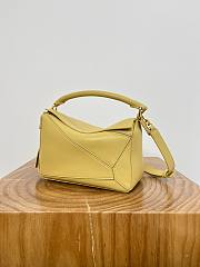 Colestore Loewe Small Featherlight Puzzle Bag in Nappa Lambskin Dark Butter 24x10.5x16.5cm - 6