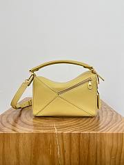 Colestore Loewe Small Featherlight Puzzle Bag in Nappa Lambskin Dark Butter 24x10.5x16.5cm - 5