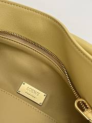 Colestore Loewe Small Featherlight Puzzle Bag in Nappa Lambskin Dark Butter 24x10.5x16.5cm - 3