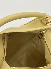 Colestore Loewe Small Featherlight Puzzle Bag in Nappa Lambskin Dark Butter 24x10.5x16.5cm - 4