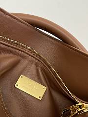 Colestore Loewe Mini Featherlight Puzzle bag in Nappa Lambskin Pecan 17.5x12.5x7.5cm - 2