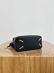 Colestore Loewe Mini Featherlight Puzzle bag in Nappa Lambskin Black 17.5x12.5x7.5cm - 4