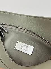 Colestore Loewe Mini Featherlight Puzzle bag in Nappa Lambskin Shell Gray 17.5x12.5x7.5cm - 6