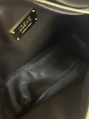 Colestore Loewe Mini Featherlight Puzzle bag in Nappa Lambskin Dark Chestnut 17.5x12.5x7.5cm - 3