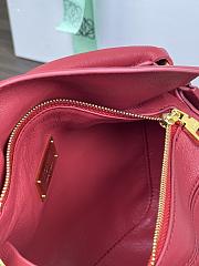Colestore Loewe Mini Featherlight Puzzle bag in Nappa Lambskin Burnt Red 17.5x12.5x7.5cm - 2