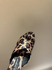 Colestore Dolce & Gabbana Leopard-print Satin Mules - 4