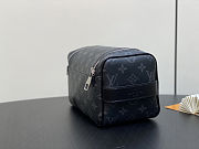 Colestore Louis Vuitton Toiletry Bag Gray Monogram Eclipse 15x12x24.5cm - 2