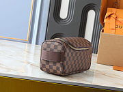 Colestore Louis Vuitton Toiletry Bag Damier Graphite Canvas Brown 20 x 9.3 x 28cm - 4