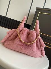Colestore Chanel 25 Small Handbag Fur Calfskin & Gold-Tone Metal Pink 30x26x14cm - 5
