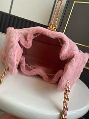 Colestore Chanel 25 Small Handbag Fur Calfskin & Gold-Tone Metal Pink 30x26x14cm - 3
