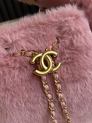Colestore Chanel 25 Small Handbag Fur Calfskin & Gold-Tone Metal Pink 30x26x14cm - 2