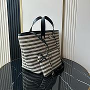 Colestore Chanel Deauville Tote Bag In Black  31x45x28cm - 6