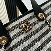 Colestore Chanel Deauville Tote Bag In Black  31x45x28cm - 2