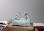 Colestore Gucci Vanity Medium Top Handle Bag Icy Blue GG canvas 27.5x13x14.5cm - 1