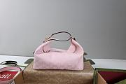 Colestore Gucci Vanity Medium Top Handle Bag Pink GG canvas 27.5x13x14.5cm - 6