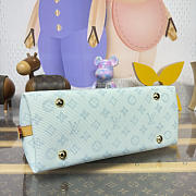 Colestore Louis Vuitton Carryall PM bag in Sky Blue Monogram  29x24x12cm - 4
