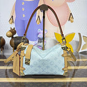 Colestore Louis Vuitton Side Trunk MM Monogram Origine Sky Blue 23.5x8.5x16cm - 1