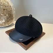 Colestore Prada Veiled Baseball Cap Black - 4